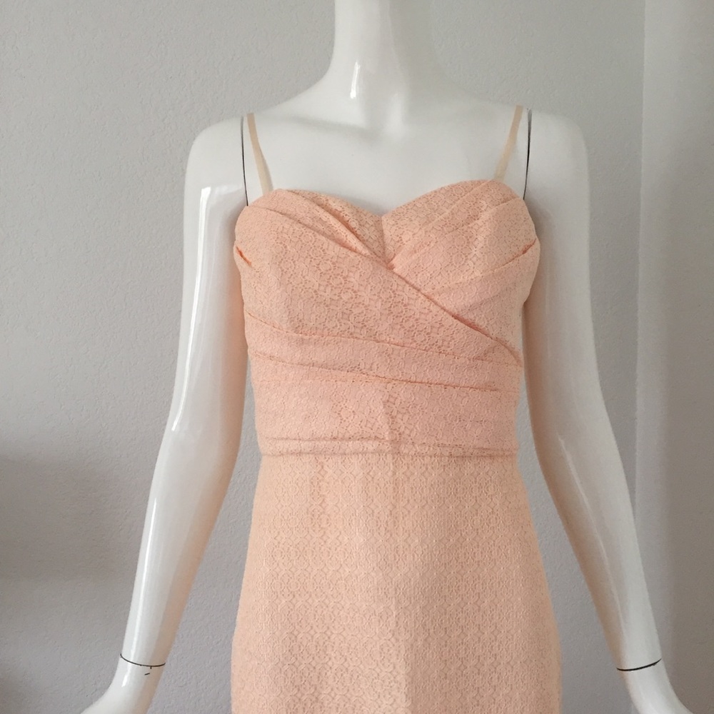 Jill Stuart pink lace maxi dress - Picture 3 of 8